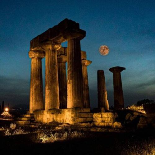 Aνεξάρτητη Παραδοσιακή Πέτρινη Κατοικία Corinth ภายนอก รูปภาพ